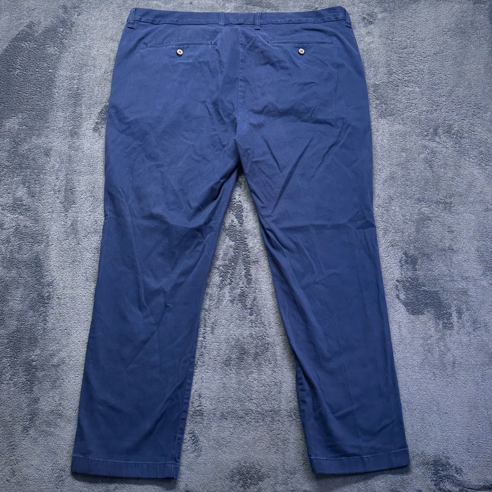 Tommy Bahama Boracay Chino Pants Mens 40x30 Navy Blue Cotton Tencel Stretch